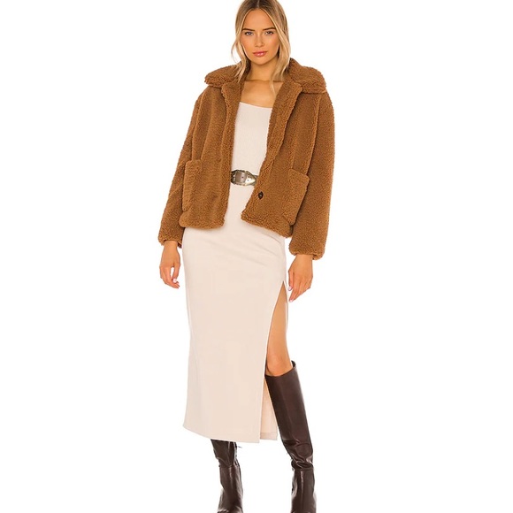 APPARIS Charlotte Fleece Faux Fur Jacket - Picture 5 of 12